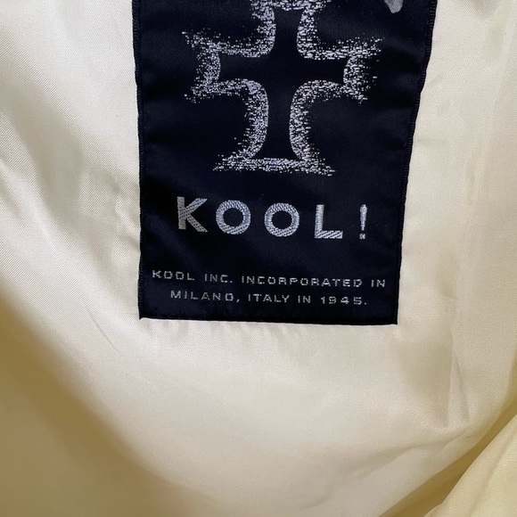 Kool! Italian Puffer Jacket White Milan Designer Winter Women’s Medium EUC - Picture 3 of 16